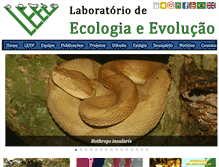 Tablet Screenshot of ecoevo.com.br